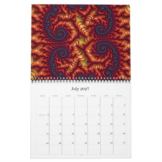 Fractal Time - kalendern - 2016 Kalender (Jul 2027)