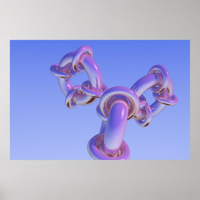 Fractal Torus Progression 2 Poster (Framsidan)