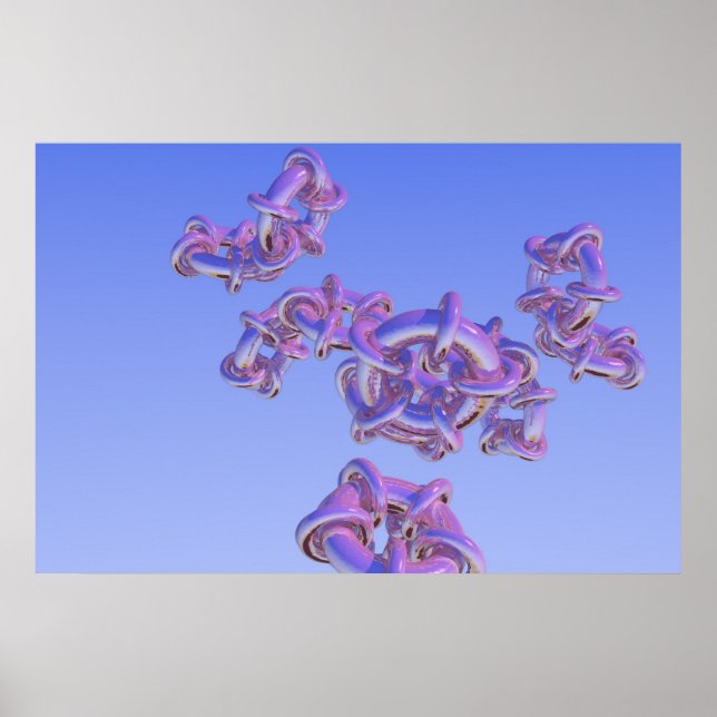 Fractal Torus Progression 3 Poster (Framsidan)