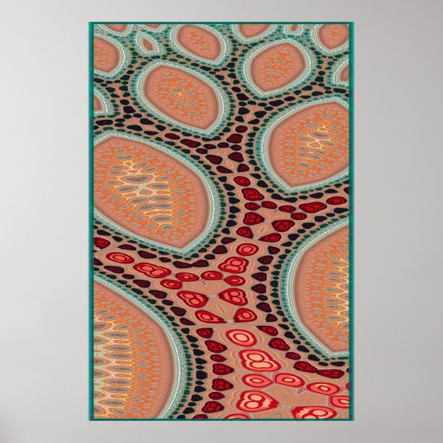 Fractal Träd Poster (Framsidan)