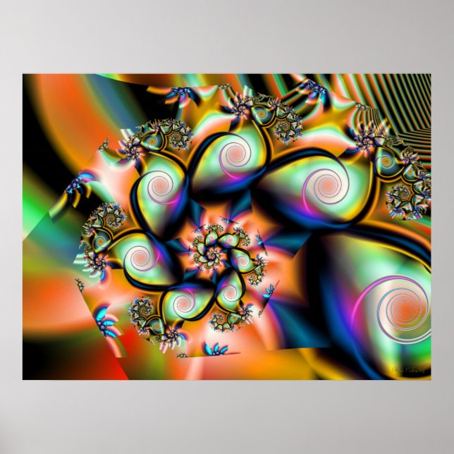 Fractal Tropical Smoothie Poster (Framsidan)