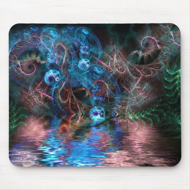 Fractal Wasteland Fantasy Mousepad Musmatta (Framsidan)