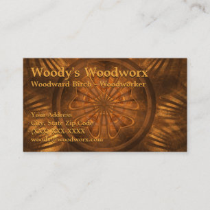 Fractal Woodworkers Visitkort