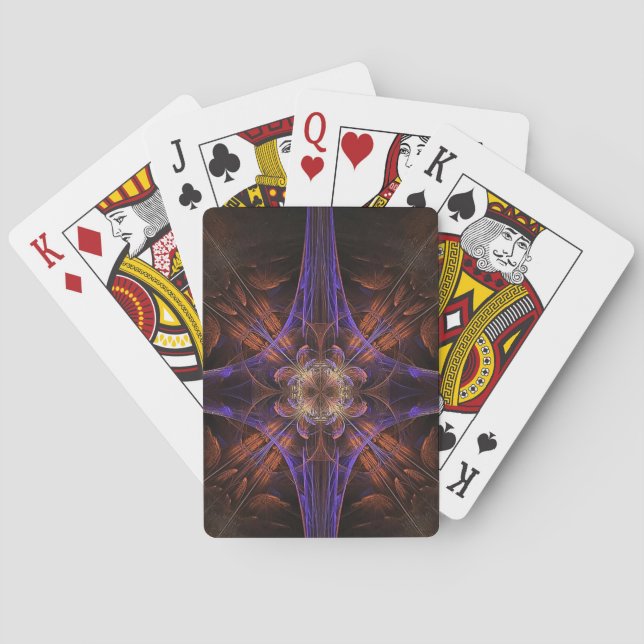 Fractal | Zazzle_Growshop Casinokort (Baksidan)