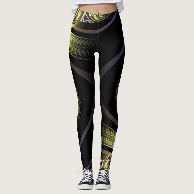 Fractal | Zazzle_Growshop Leggings (Framsida)