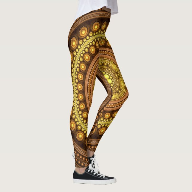 Fractal | Zazzle_Growshop Leggings (Höger)