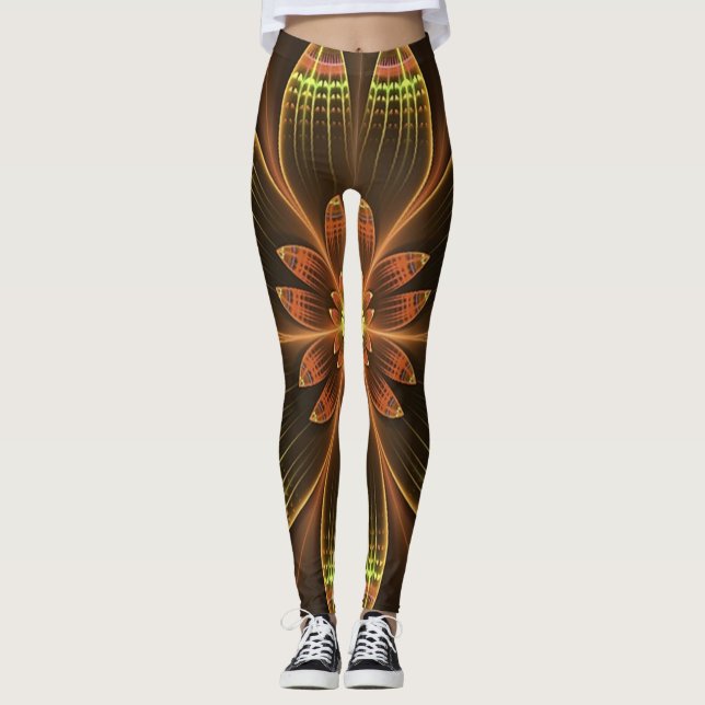 Fractal | Zazzle_Growshop Leggings (Framsida)