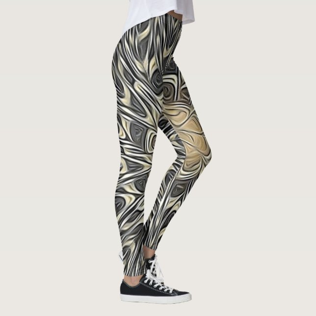 Fractal | Zazzle_Growshop Leggings (Höger)