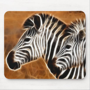 Fractal Zebra Mousepad Musmatta