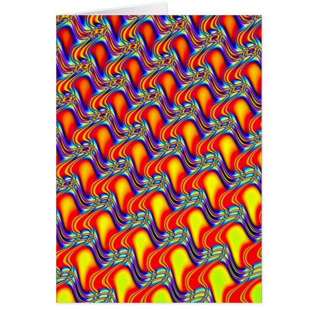 Fractala aspekter hälsningskort (Framsidan)