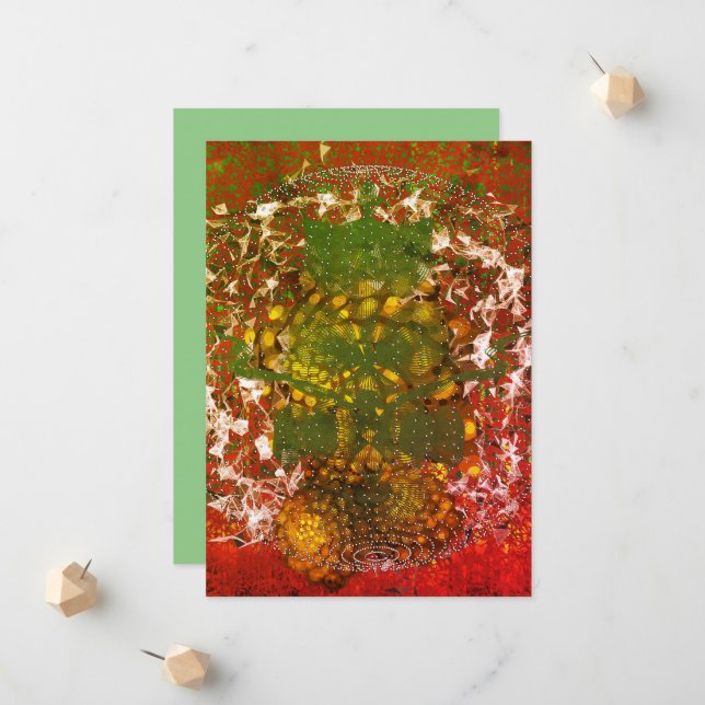 Fractala Mönster Meddelande (Fram/Back In Situ)