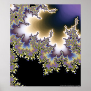 Fractalaffisch Poster