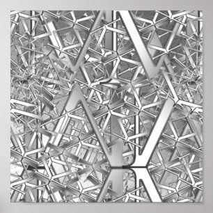 Fractalaffisch Poster