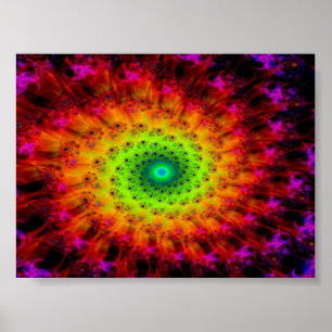 Fractalaffisch Poster