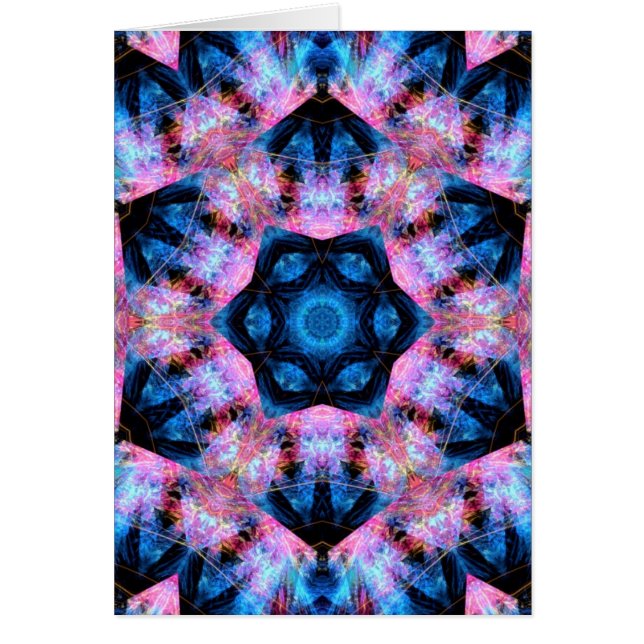 FractalART #91-kort Hälsningskort (Framsidan)