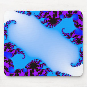 Fractalblått Musmatta