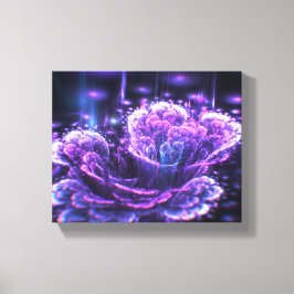 fractalblomma canvastryck