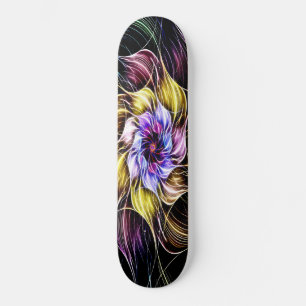 fractalblomma mini skateboard bräda 18,5 cm