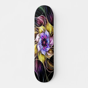 fractalblomma mini skateboard bräda 18,5 cm