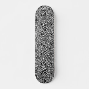 Fractalcirklar Skateboard Bräda 20,5 Cm