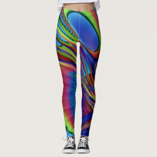 Fractaldamasker, nyfiken leggings