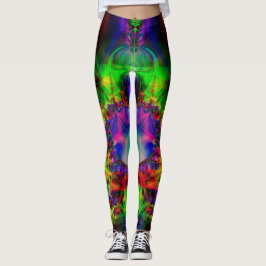 Fractaldamasker, utskjutande fruktsaft leggings
