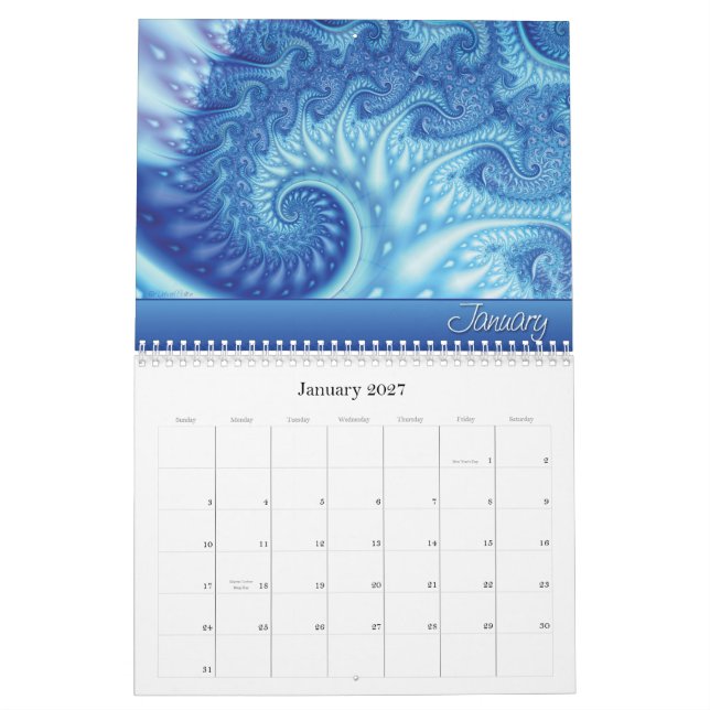 Fractalen drömm kalender 2010 (Jan 2027)