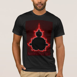 Fractalen i ditt varar besvärad tee shirt
