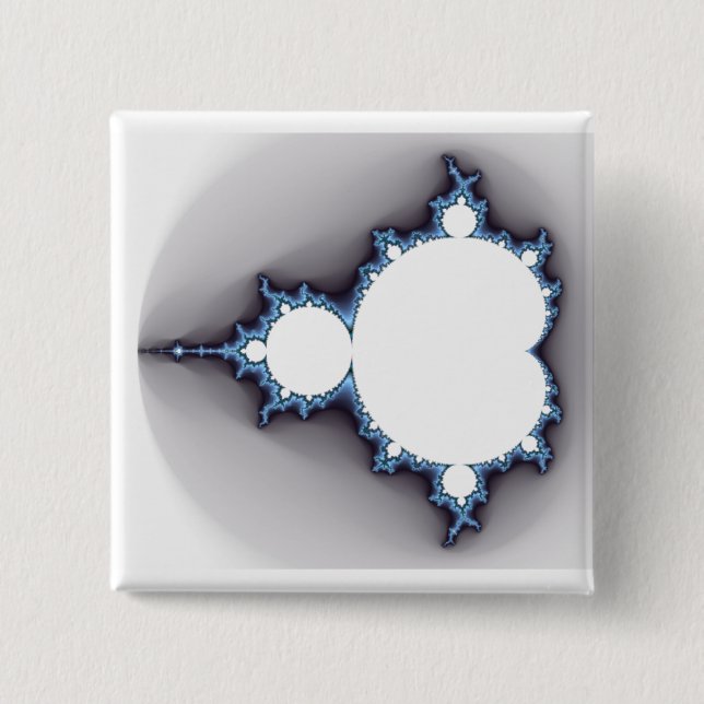 Fractalen Mandelbrot knäppas Knapp (Framsida)
