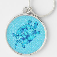 Fractalen virvlar runt sköldpaddan - kobolt- och