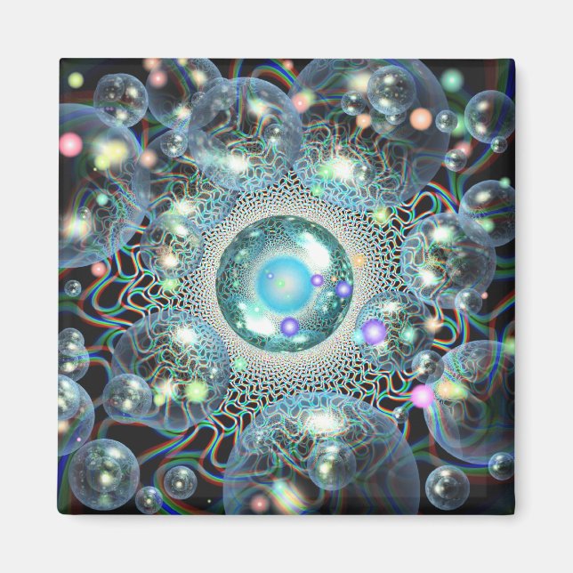 "fractaler&bubblor&orbs~Oh My!" Magnet (Framsidan)