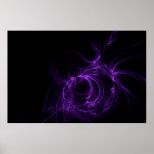 Fractalerbakgrundsövertoning spiral poster