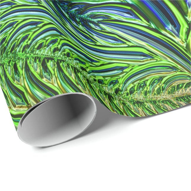 Fractalexponeringsglas 5A som slår in papper Presentpapper (Rullad Hörn)