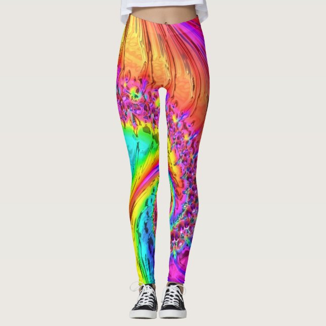 Fractalexponeringsglas 6 leggings (Framsida)