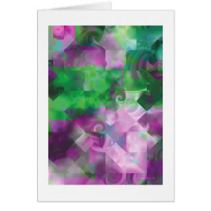 Fractalfantasi 26 hälsningskort