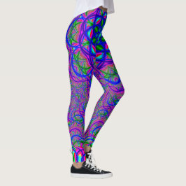 Fractalfärger Leggings
