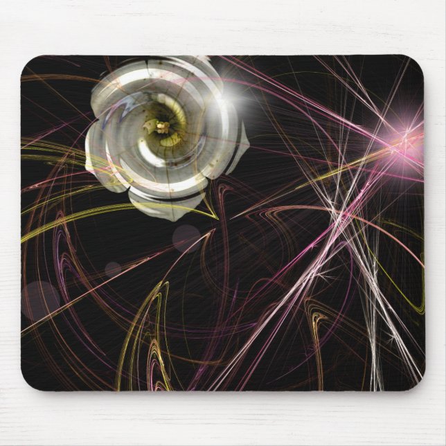 "FractalGardenia" Mousepad Musmatta (Framsidan)