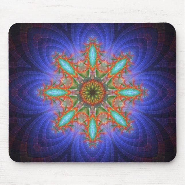 Fractalgeometrikonster Mousepad Musmatta (Framsidan)