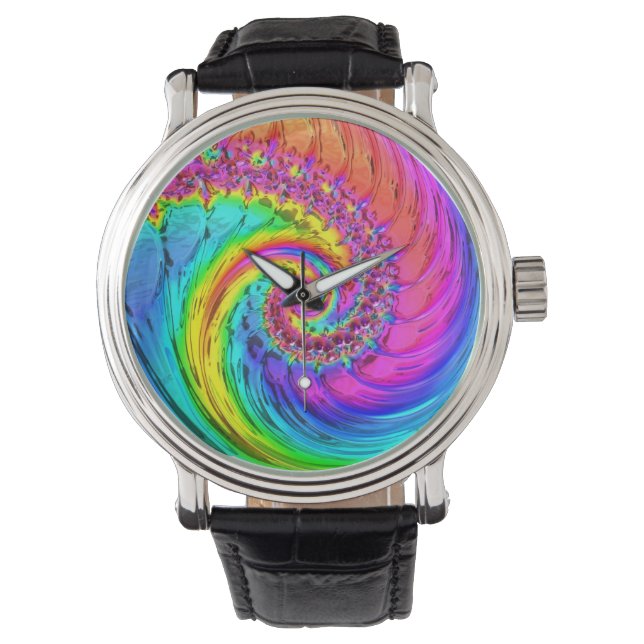Fractalglas 6 Vaktalternativ Armbandsur (Framsida)