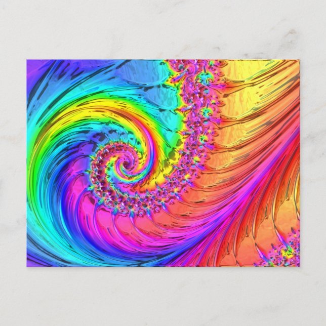 Fractalglas 6 vykort (Framsida)