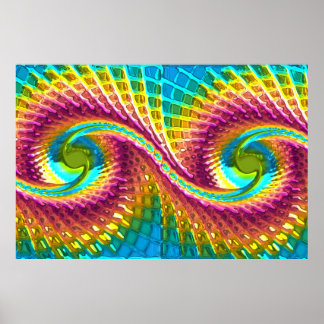 Fractalglas 7 Poster