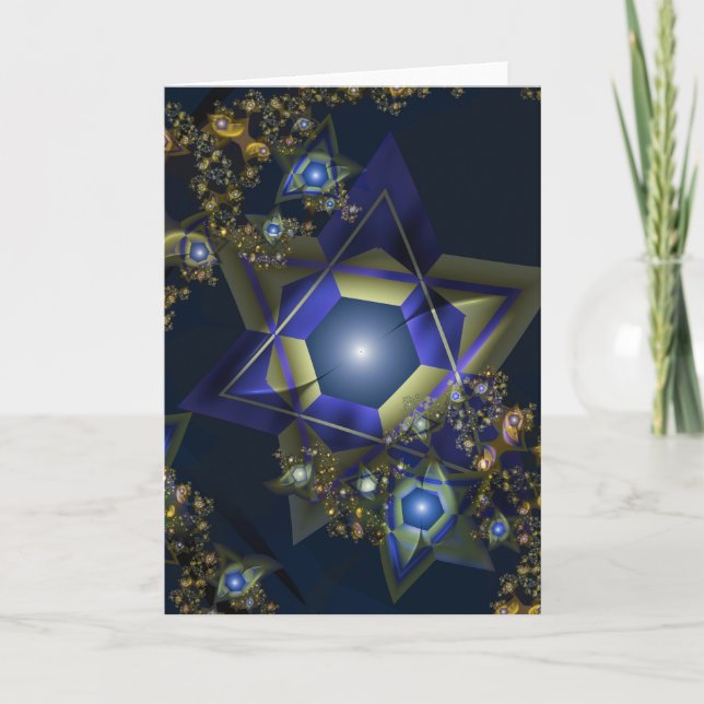 FractalHanukkah kort (Framsida)