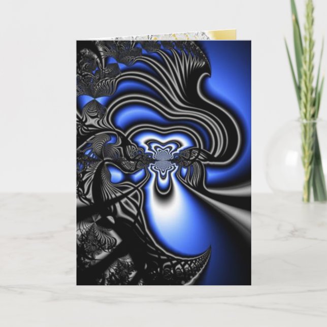 Fractalhelgdag Helgkort (Framsida)