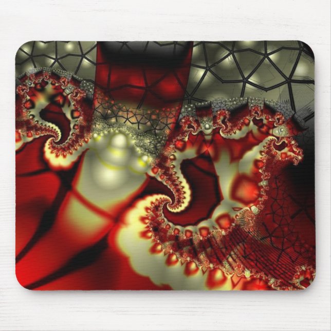 Fractalhimmelmousepad Musmatta (Framsidan)