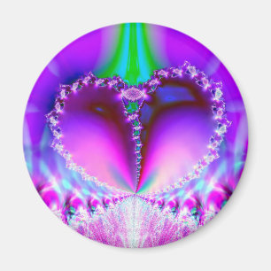 Fractalhjärta Magnet
