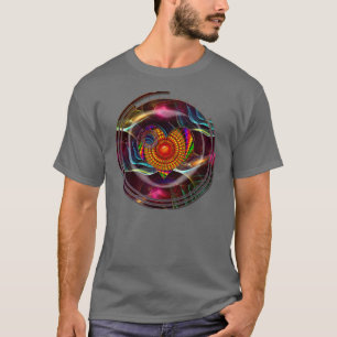 FractalhjärtaT-tröja T-shirt