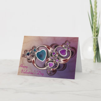 Fractalhjärtavalentin kort för dag