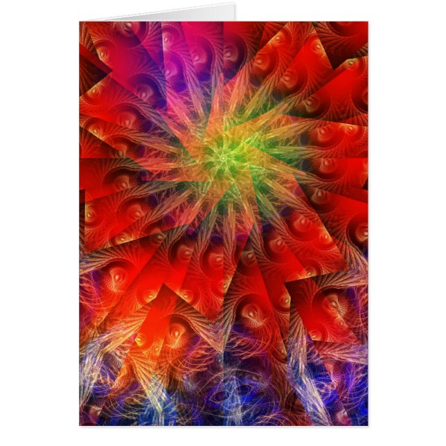 FRACTaLiGHT #003-kort Hälsningskort (Framsidan)