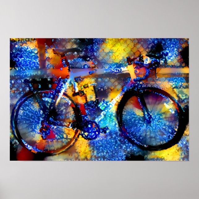 Fractaliserad Bike Poster (Framsidan)