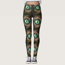 Fractaliserad labradorite öga5 leggings